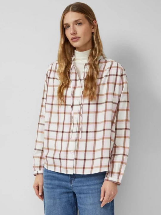 Foto van product Flanellen blouse met volantkraag s.Oliver