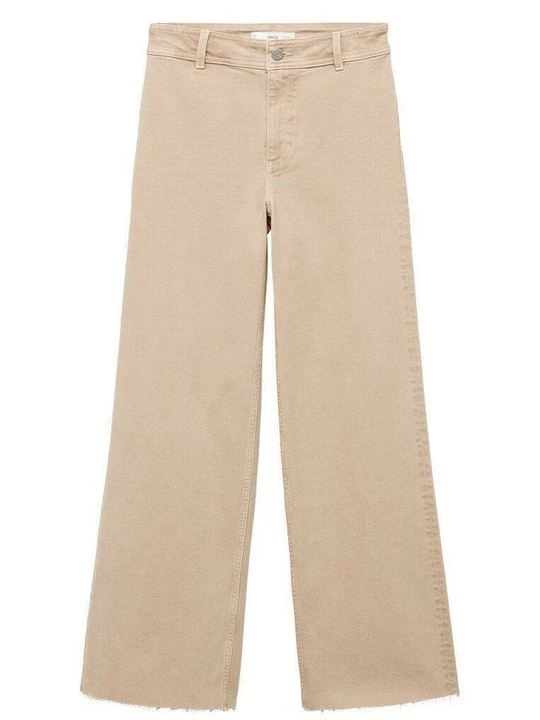 Foto van product Flared Jeans Mango zandkleur