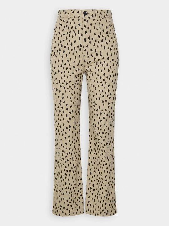 Foto van product Flared Jeans Monki donkerbruin mêleerd