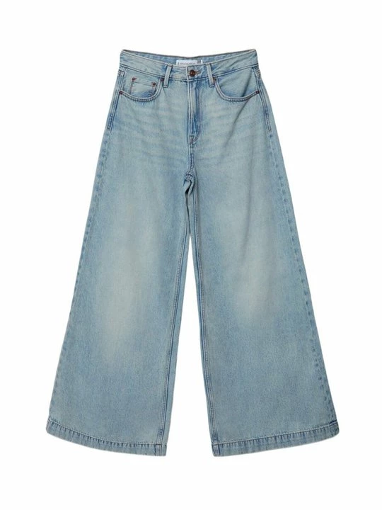 Foto van product Flared Jeans Stradivarius lichtblauw gemêleerd