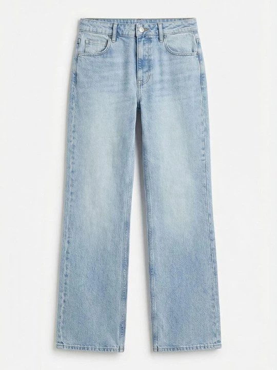 Foto van product Flared Jeans Topshop zandkleur