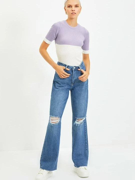 Foto van product Flared Jeans Trendyol blauw