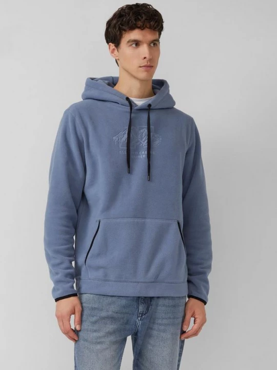 Foto van product Fleece hoodie met artwork s.Oliver blauw