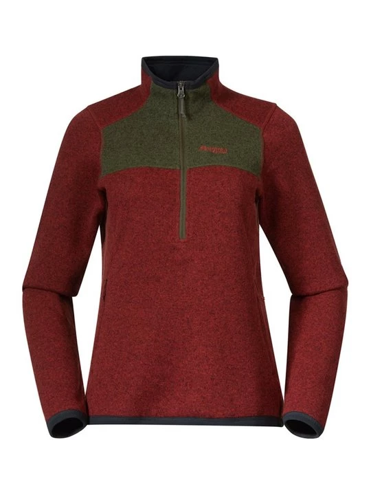 Foto van product Fleece trui Bergans olijfgroen