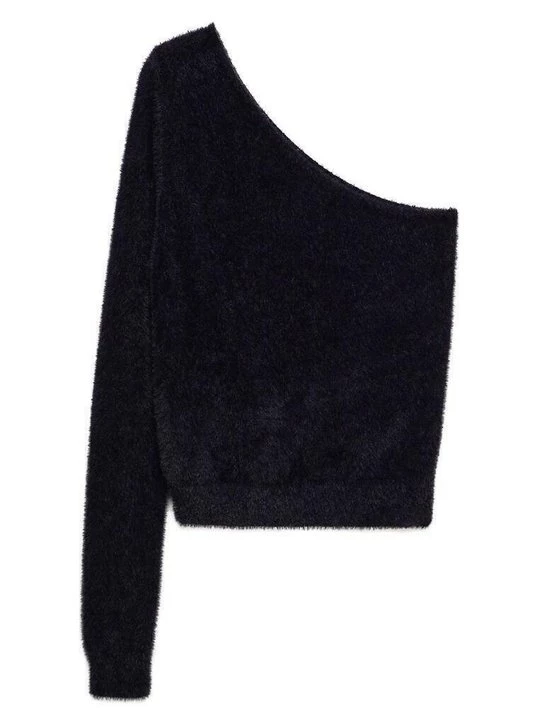 Foto van product Fleece trui Mango zwart