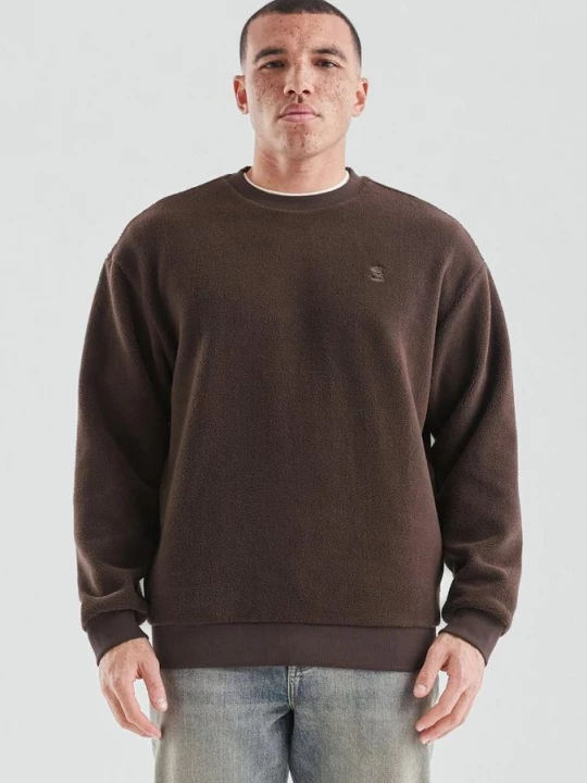 Foto van product Fleece trui QS bruin