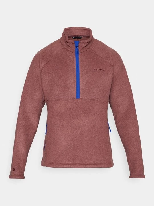 Foto van product Fleece trui Salomon koraalrood