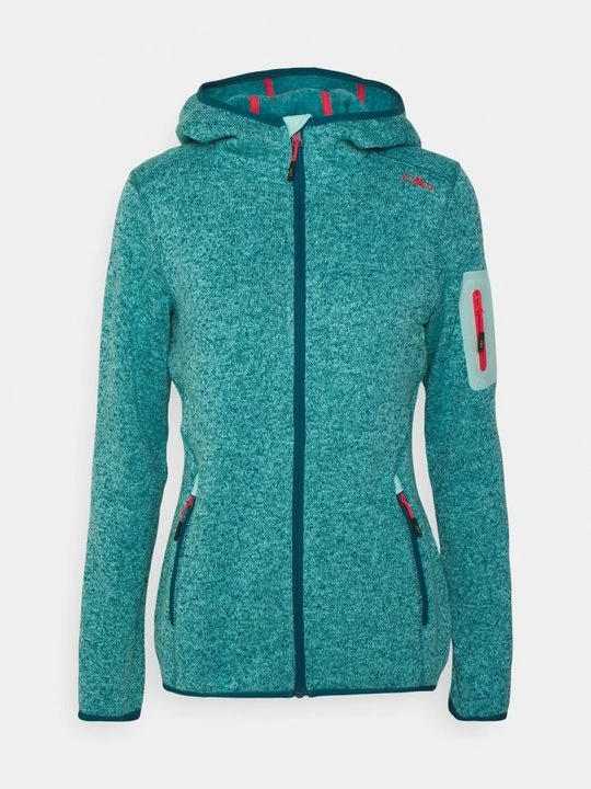 Foto van product Fleecejas CMP turquoise gemêleerd