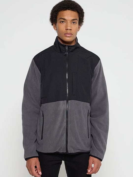 Foto van product Fleecejas Jack&Jones grijs