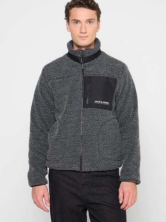 Foto van product Fleecejas Jack&Jones grijs