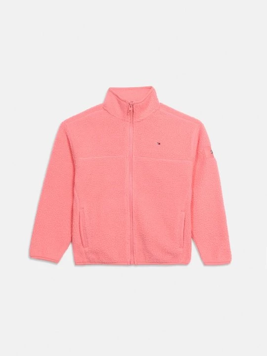 Foto van product Fleecejas Tommy Hilfiger donkerroze