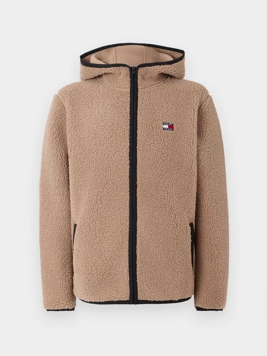 Foto van product Fleecejas Tommy Jeans taupe