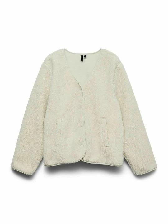 Foto van product Fleecejas Vero Moda crème