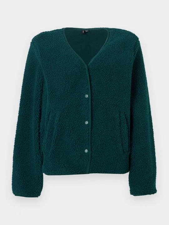 Foto van product Fleecejas Vero Moda donkergroen