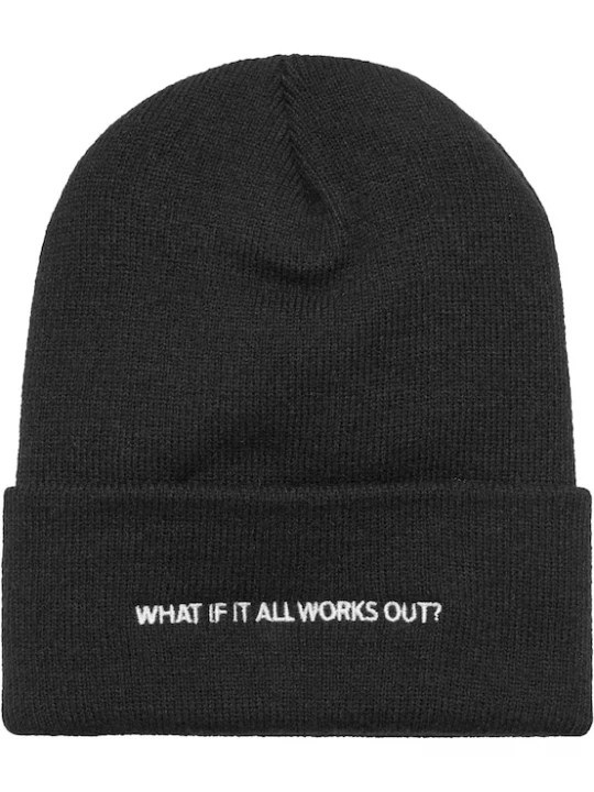 Foto van product Flexfit Muts 'What If' zwart / wit