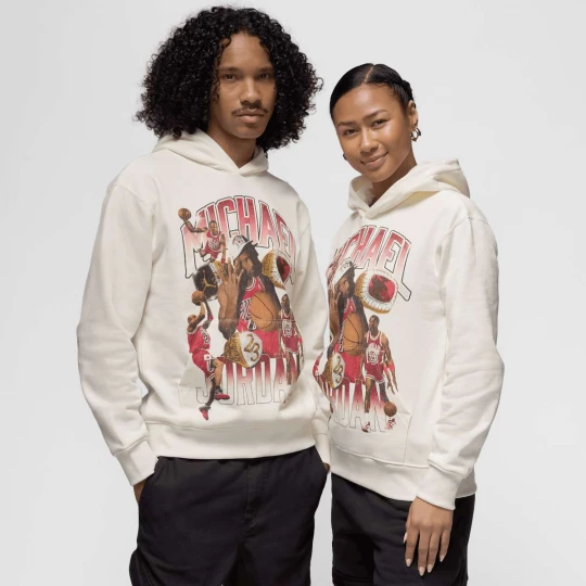 Foto van product Flight Graphics Fleece Hoodie Jordan beżowy