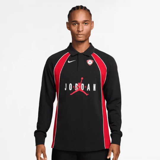 Foto van product Flight Longsleeve Polo Jersey Jordan zwart