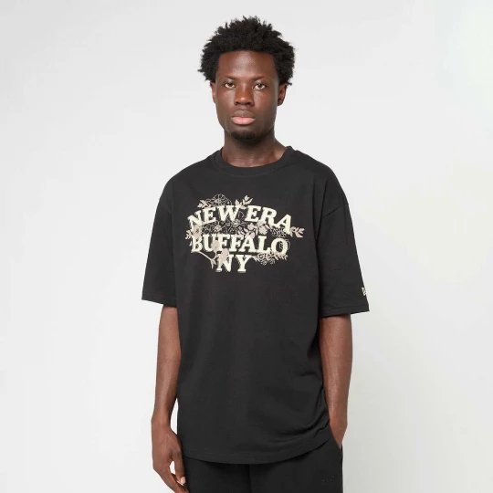 Foto van product Floral Oversized Tee New Era zwart