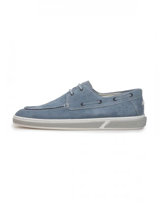 Foto van product Floris van Bommel Mocassins 'De Booter 01' lichtblauw