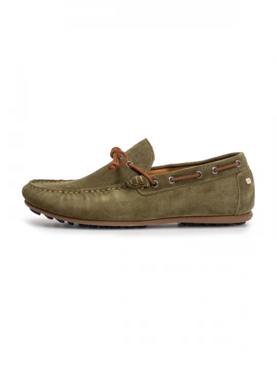 Foto van product Floris van Bommel Mocassins 'De Drijver 01' groen