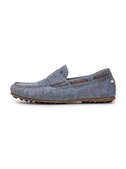 Foto van product Floris van Bommel Mocassins 'DE DRIJVER 02' lichtblauw