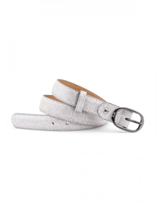 Foto van product Floris van Bommel Riem grijs / wit