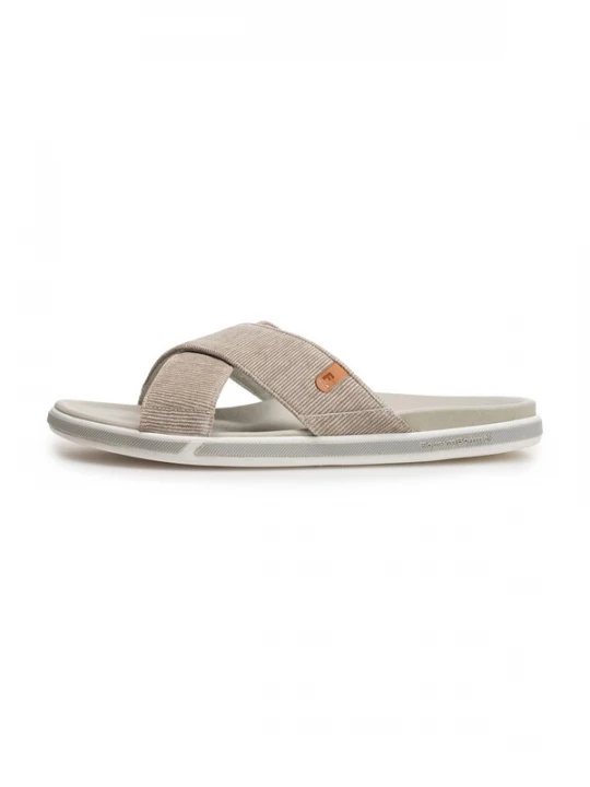Foto van product Floris van Bommel Sandalen 'DE SLIPPER 01' lichtbruin