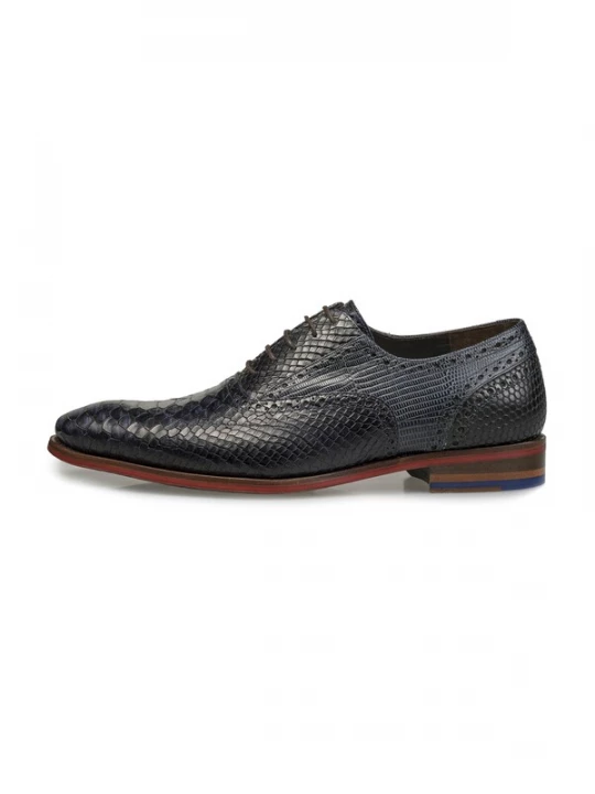 Foto van product Floris van Bommel Veterschoen 'De Stapper 05' donkerblauw
