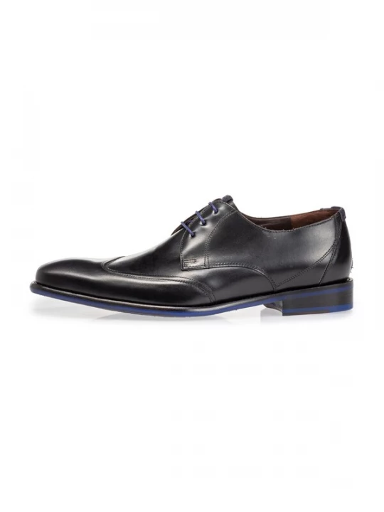 Foto van product Floris van Bommel Veterschoen 'DE STIJLER 07' zwart