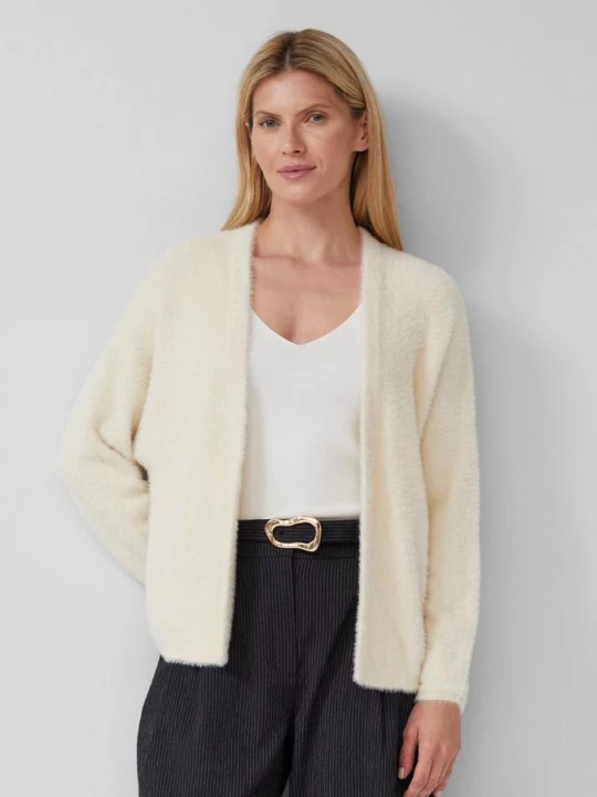 Foto van product Fluffy vest met vleermuismouwen s.Oliver beżowy