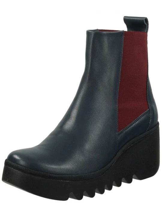 Foto van product FLY LONDON Enkellaarsjes navy / bourgogne