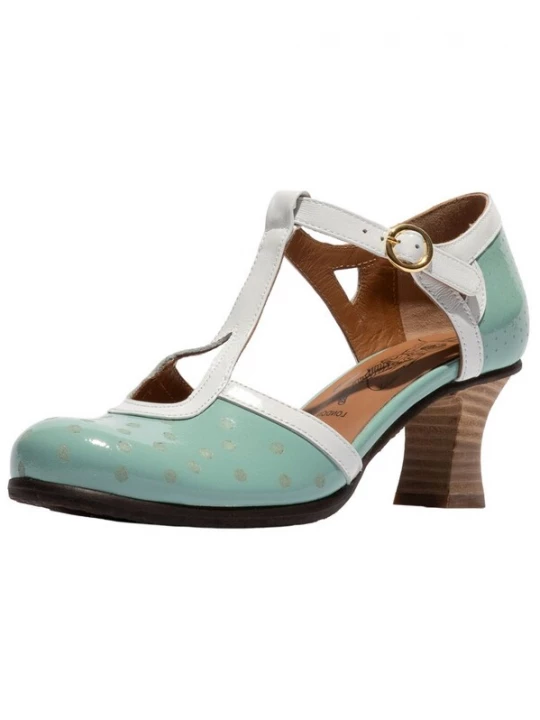 Foto van product FLY LONDON Pumps turquoise / pastelgroen / wit