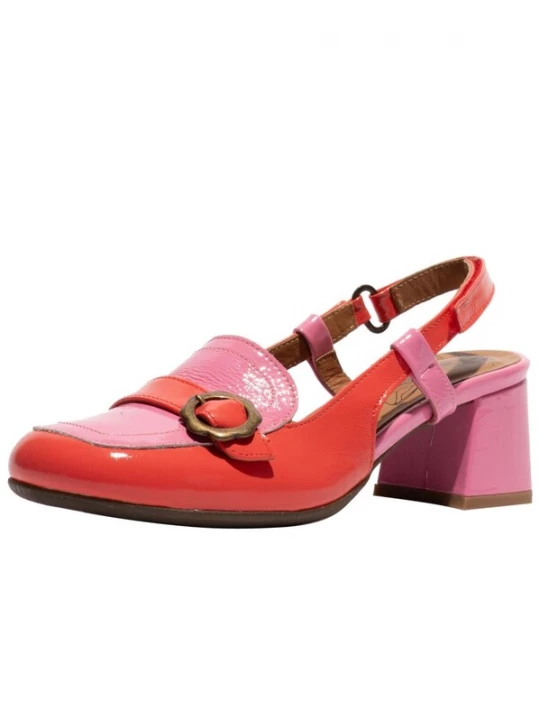 Foto van product FLY LONDON Slingpumps lichtroze / knalrood