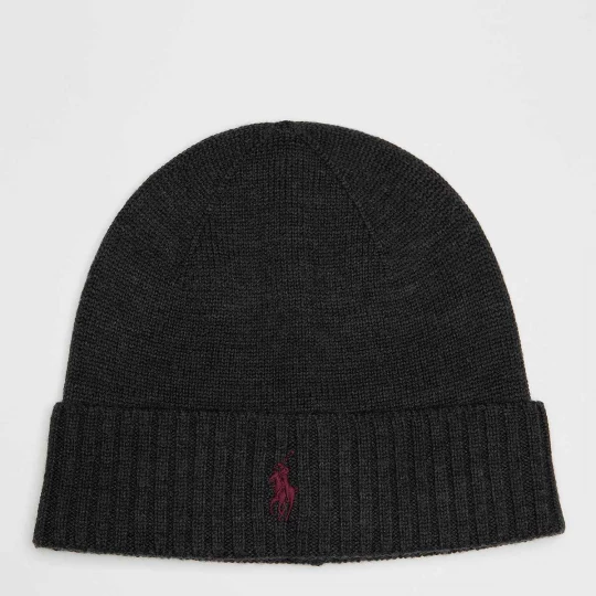 Foto van product Fold-Over Cold Weather Hat Polo Ralph Lauren grijs