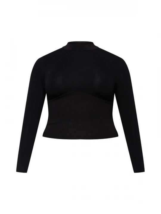 Foto van product Forever New Curve Shirt 'Pascal' zwart
