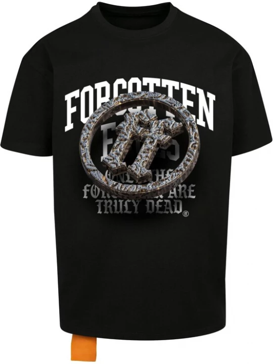Foto van product Forgotten Faces Shirt 'Engraved' grijs / zwart / wit