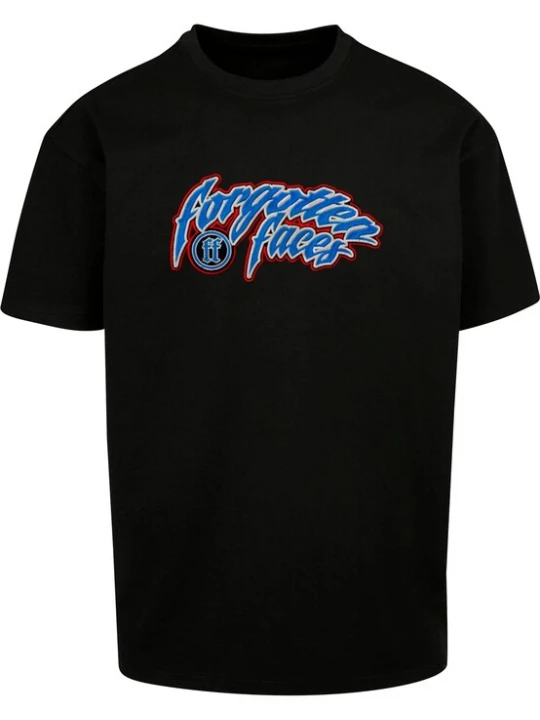 Foto van product Forgotten Faces Shirt 'Hooded Guy' blauw / bruin / rood / zwart