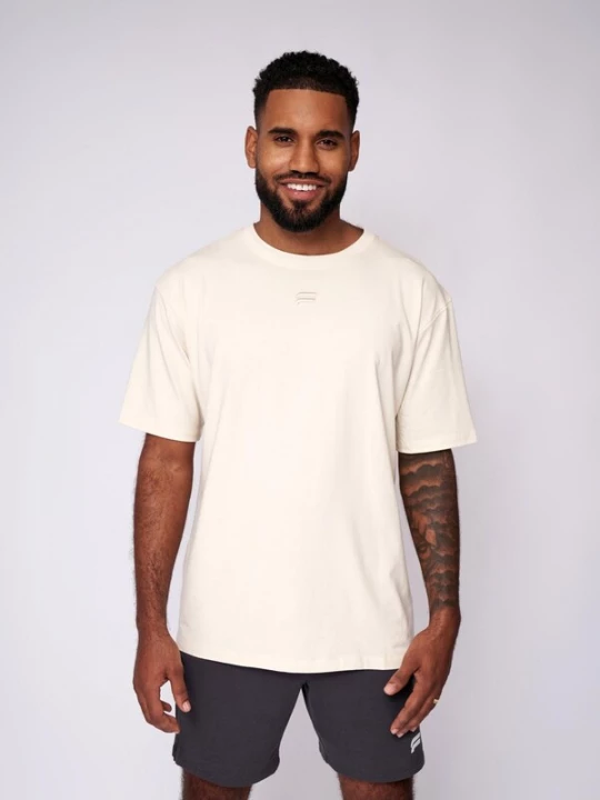 Foto van product Fortex Fitness Shirt 'Essential Oversized T-shirt' natuurwit