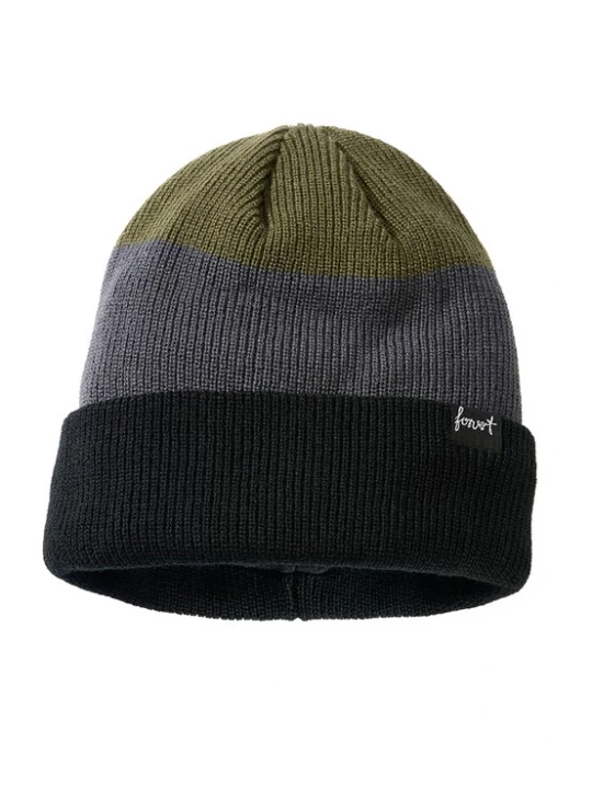 Foto van product Forvert Muts 'Beaver Creek' donkergrijs / olijfgroen / zwart