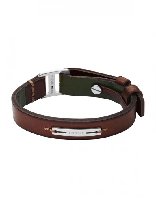 Foto van product FOSSIL Armband 'Machine' bruin / donkergroen