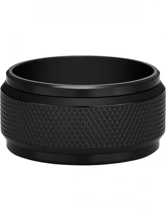 Foto van product FOSSIL Ring 'Knox' zwart