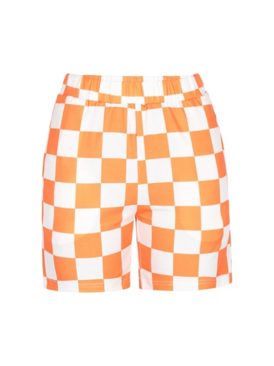 Foto van product faina Broek oranje / wit