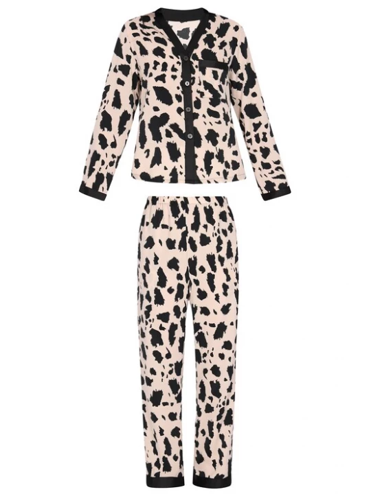 Foto van product Fouline Pyjama chamois / zwart