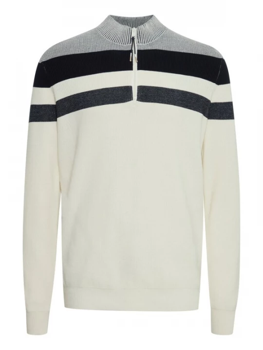 Foto van product FQ1924 Gebreid vest 'Kyle' crème / grijs / zwart