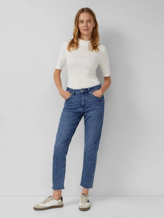 Foto van product Franciz enkeljeans / relaxed fit / mid rise / taps toelopende pijp / open zoom s.Oliver blauw