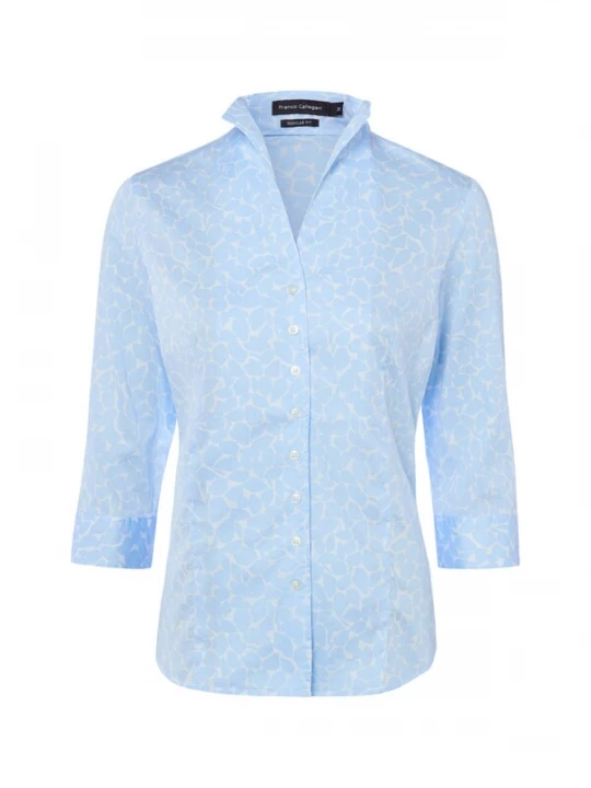 Foto van product Franco Callegari Blouse beige / lichtblauw