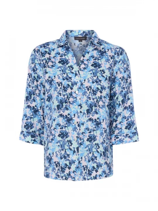 Foto van product Franco Callegari Blouse blauw / gemengde kleuren