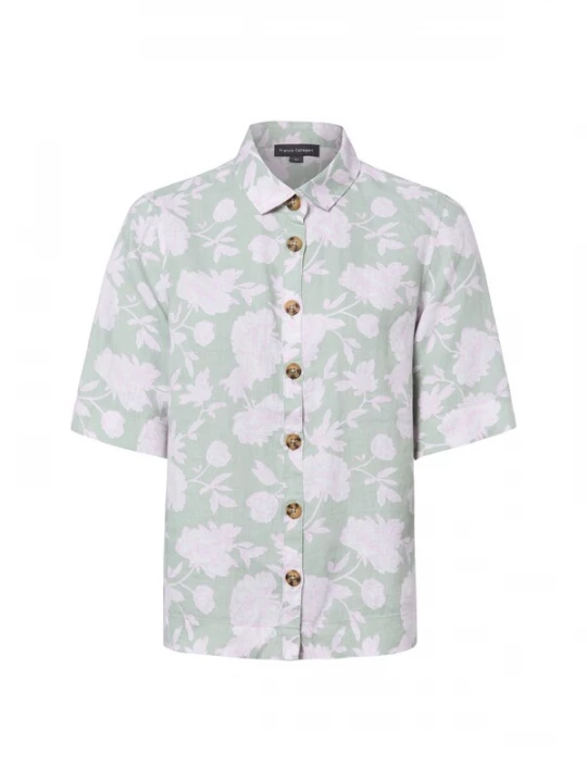 Foto van product Franco Callegari Blouse groen / pastellila / wit