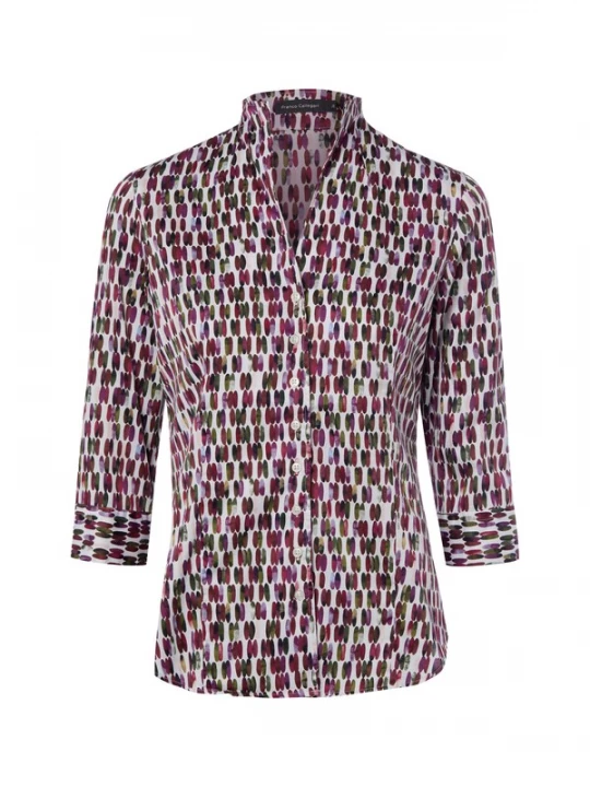 Foto van product Franco Callegari Blouse groen / pink / rood / wit