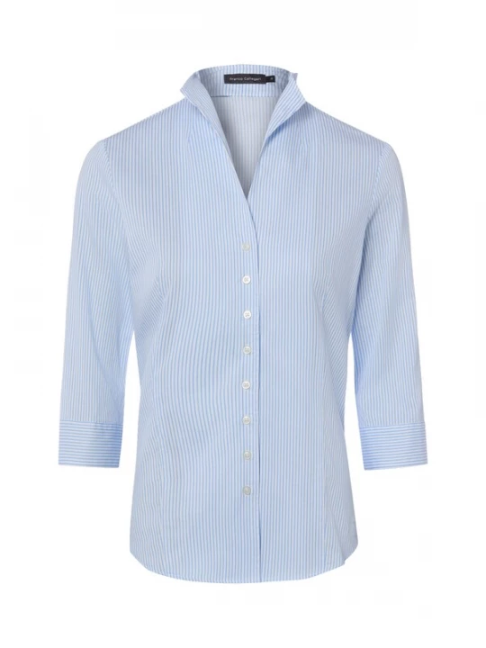 Foto van product Franco Callegari Blouse lichtblauw / wit